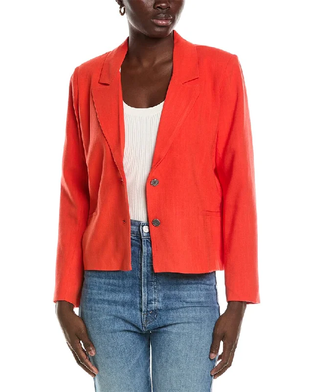 Chaser Santanaa Linen-Blend Blazer