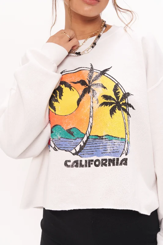 Cropped Cali Sweatshirt