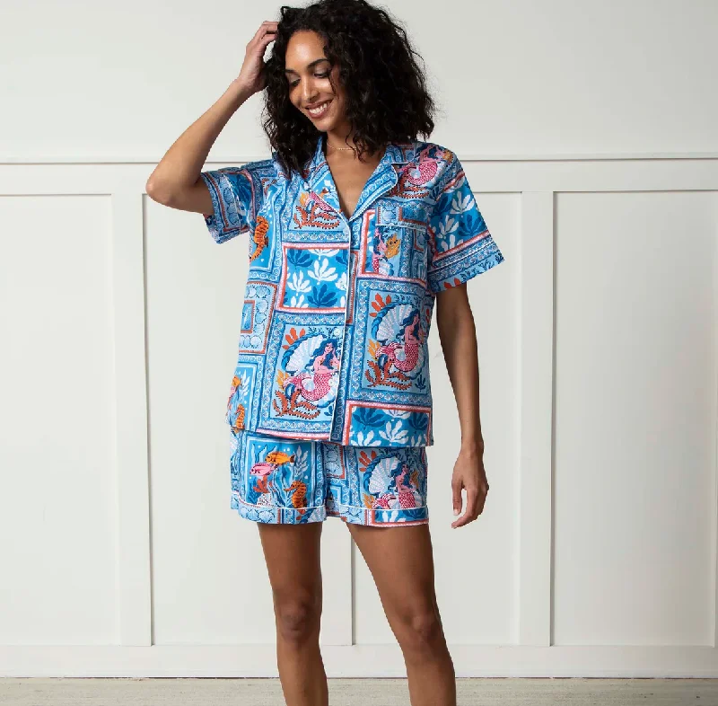 D Tidal Tapestry Short PJ Set