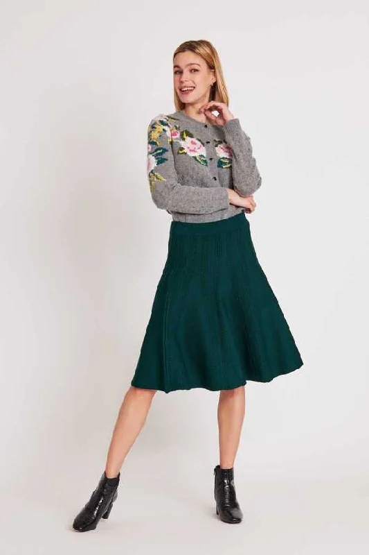 Hermine Knit Skirt - Green