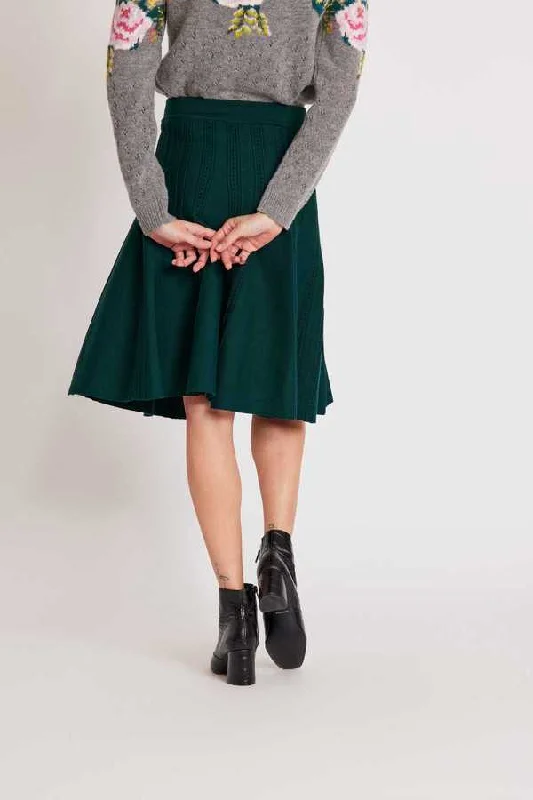 Hermine Knit Skirt - Green