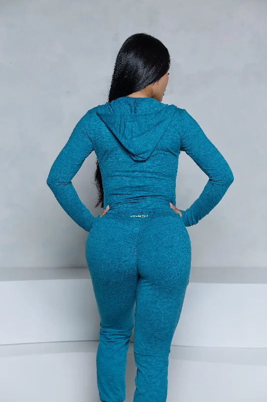 Pchee Teal 3-Piece Jogger Set