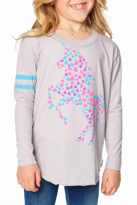 Unicorn Heart Long Sleeve Tee