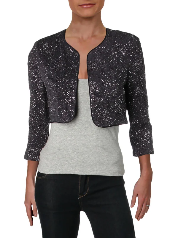 Womens Knit Crop Bolero