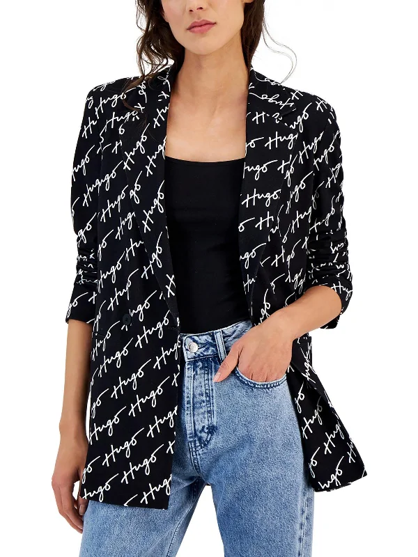 Womens Suit Separate Office Double-Breasted Blazer