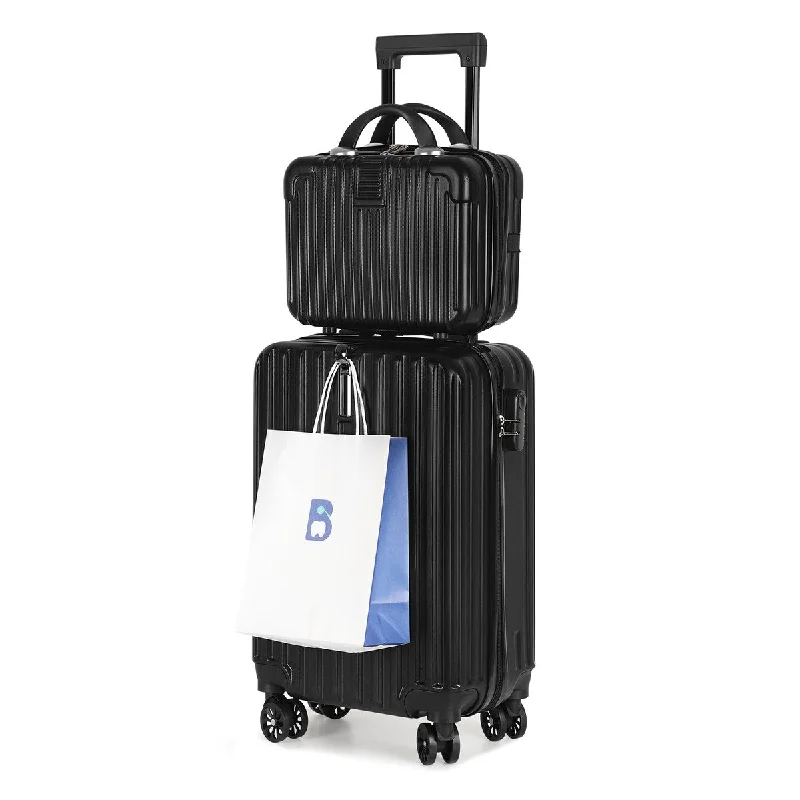 20" Carry On Luggage 14" Mini Cosmetic Cases Luggage Sets