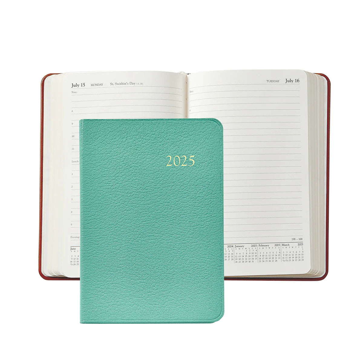 Robin's Egg Blue Goatskin Leather