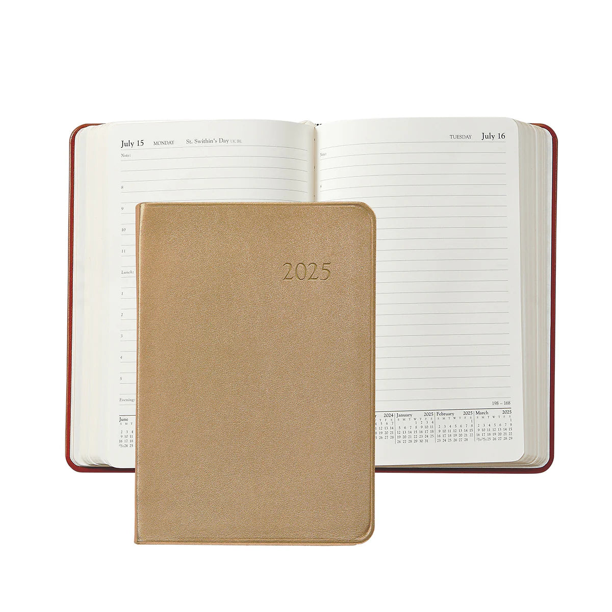 White Gold Goatskin Leather