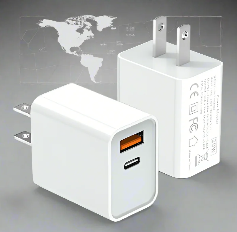 20W Dual Voltage Universal USB and USB-C Charger- $14.95
