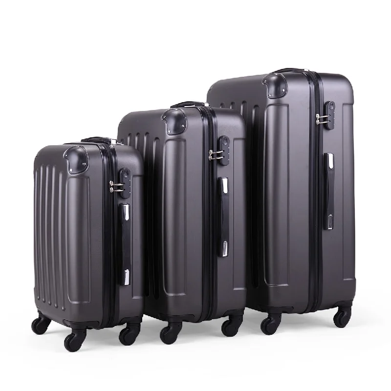3-Piece Luggage Expandable Lightweight Travel Suitcase Set