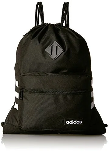 adidas Unisex Classic 3S Sackpack, Black/White, ONE SIZE