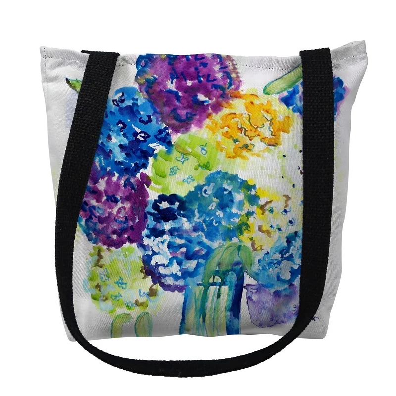Betsy's Hydrangea Small Tote Bag 13x13