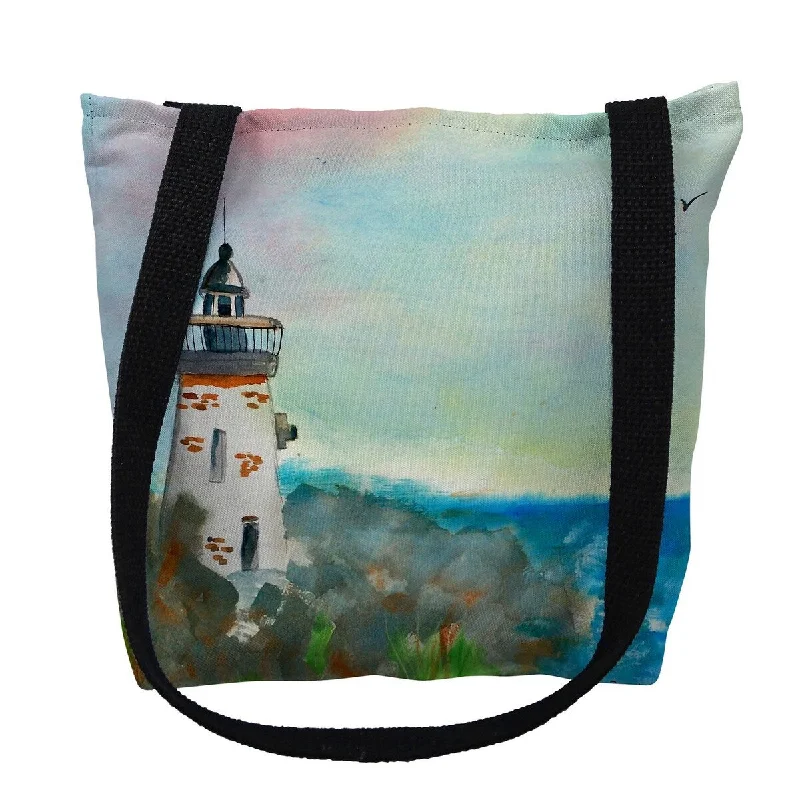 Betsy's Light House Small Tote Bag 13x13