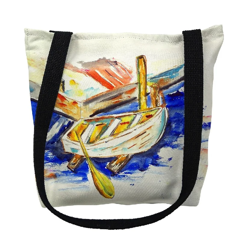 Betsy's Row Boat Small Tote Bag 13x13