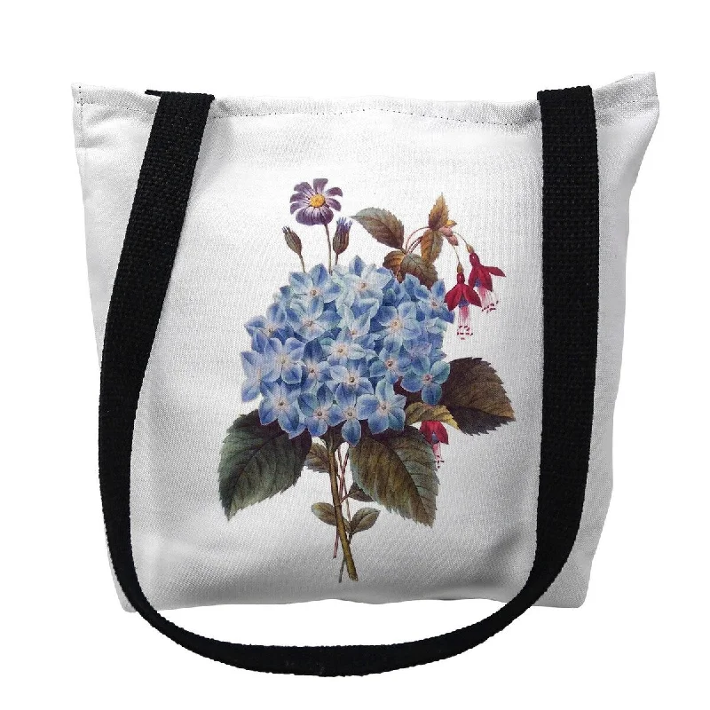 Blue Hydrangea Small Tote Bag 13x13