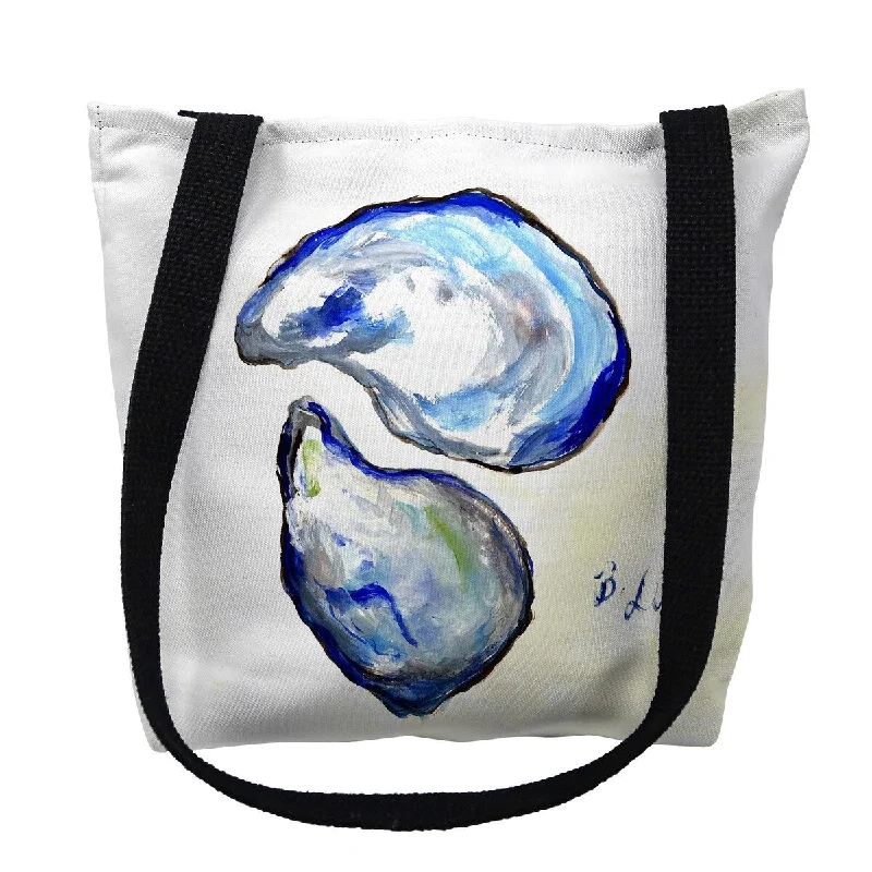 Blue Oysters Small Tote Bag 13x13