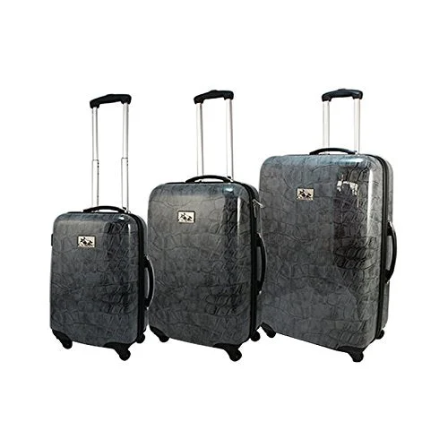 Chariot 3 Piece Hardside Lightweight Spinner Upright Luggage Set