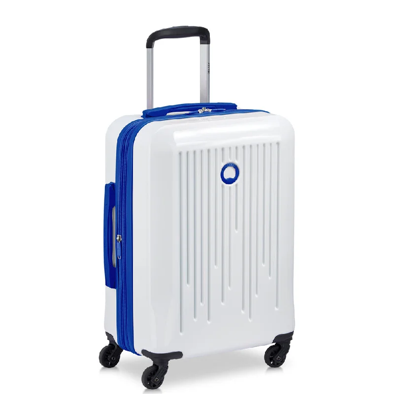 White with Blue trim