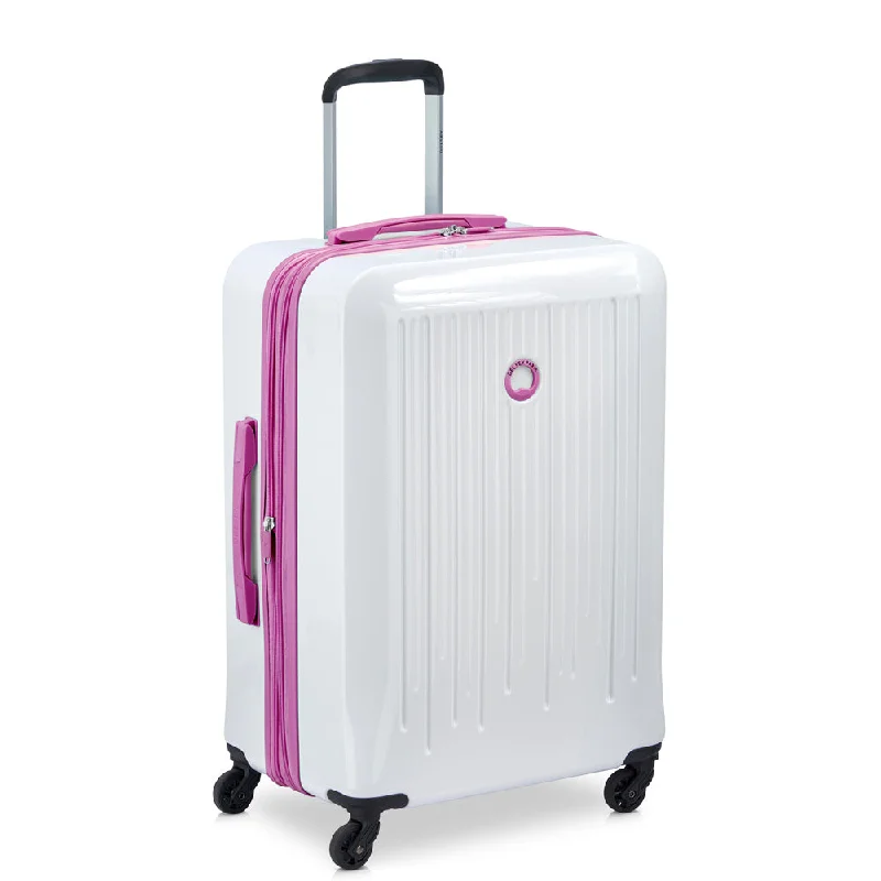 Christine Hardside Spinner Luggage Collection, 24-inch Checked-Medium