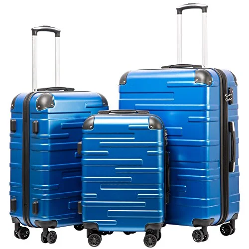 Coolife Luggage Expandable Suitcase 3 Piece Set with TSA Lock Spinner 20in24in28in (blue) Coolife Luggage Expandable Suitcase 3 Piece Set with TSA Lock Spinner 20in24in28in (blue)
