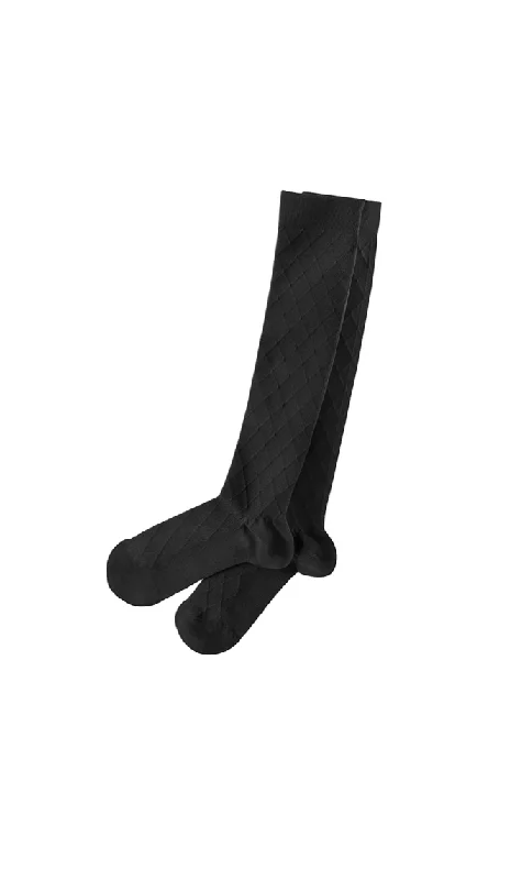 Travelon Unisex Compression Socks - 12199-500- Medium- Black