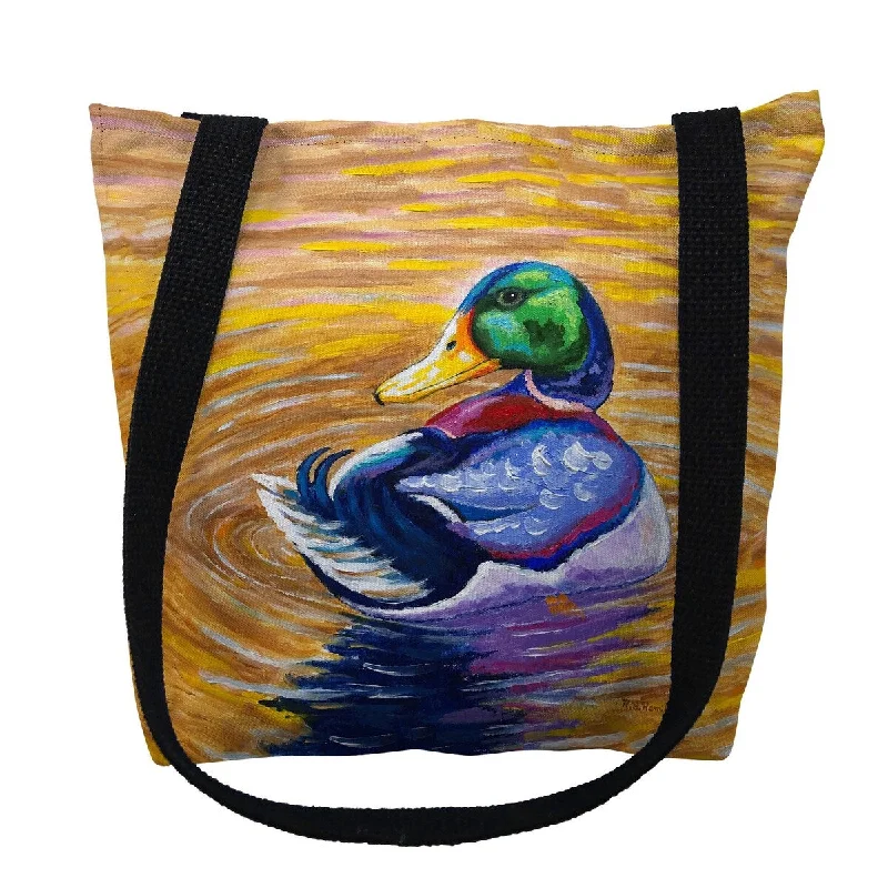 Duck Looking Small Tote Bag 13x13