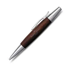 Faber-Castell e-motion 148380 Ballpoint, Medium Brown Pearwood