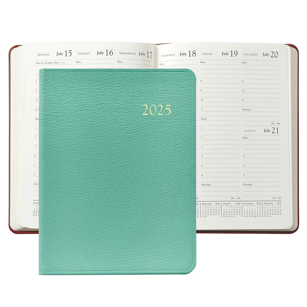 Robin's Egg Blue Goatskin Leather