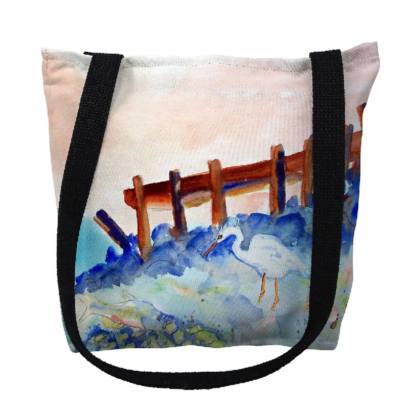 Great White Heron Small Tote Bag 13x13