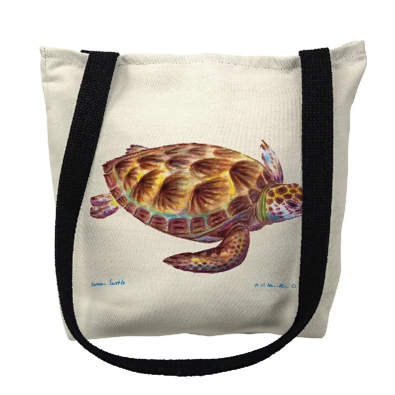 Green Sea Turtle Small Tote Bag 13x13