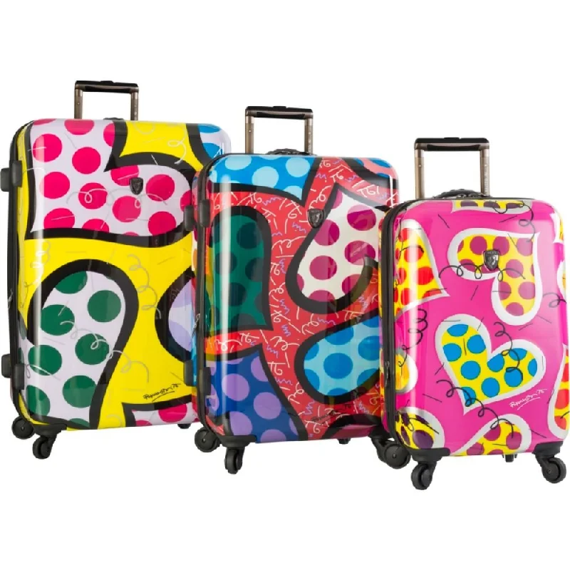 Britto 3 Piece Set (20"/24"/28") Spinner Luggage Sets