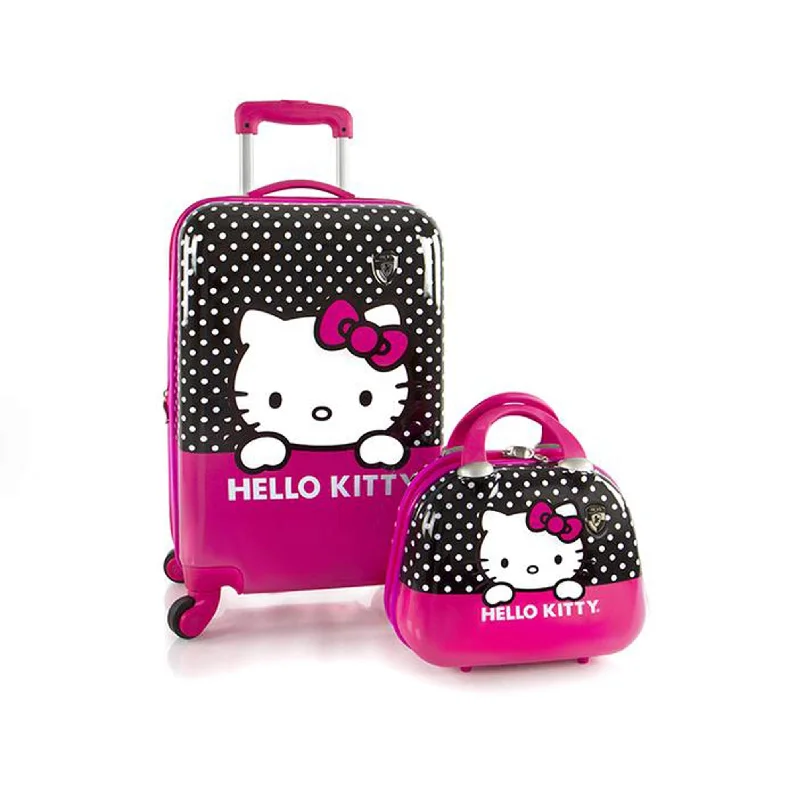 Hello Kitty 20" and Beauty Case Spinner Luggage Sets