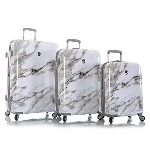 Heys Carrara White Marble Fashion Spinner 3pc. Set
