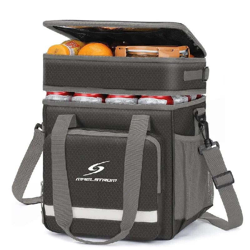 Insulated Lunch Bag Women/Men, Double Layer (18L/28cans)