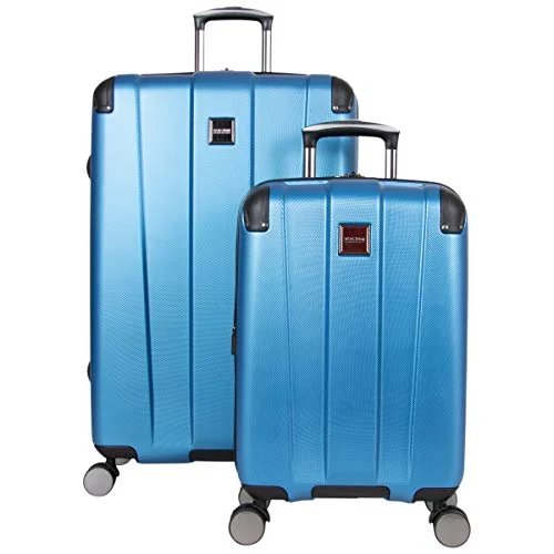 Kenneth Cole Reaction Continuum Hardside 8-Wheel Expandable Upright Spinner Luggage, Vivid Blue, 2-Piece (20" Carry-On / 28" Check Size) Kenneth Cole Reaction Continuum Hardside 8-Wheel Expandable Upright Spinner Luggage, Vivid Blue, 2-Piece (20" Carry-On / 28" Check Size)