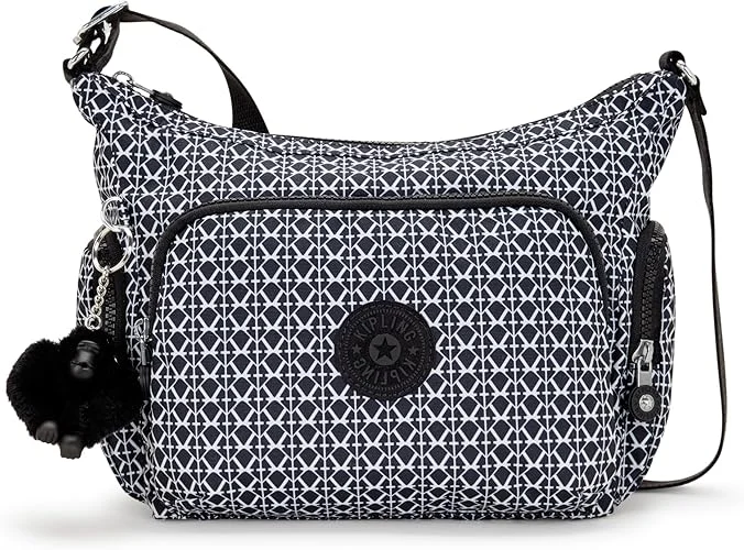 Kipling Gabb Small Printed Crossbody Bag Signature Print