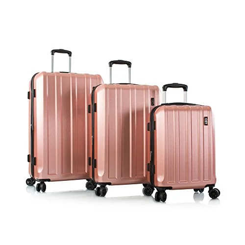 Leo by Heys - Lexon Hard Side Spinner Luggage 3pc Set - 31", 27" & 21.5" (Rose Gold)
