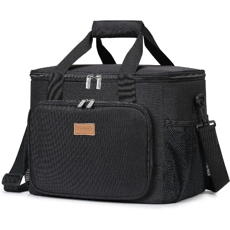 Lunch Bag Insulated Lunch Box Soft Cooler Cooling Tote, 12-Can (8.5L)