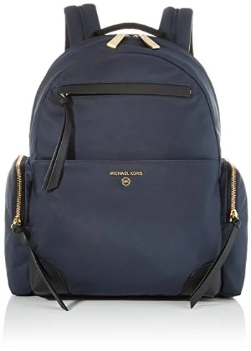 Michael Kors Women's LG BACKPACK, Navy Multi, Medium