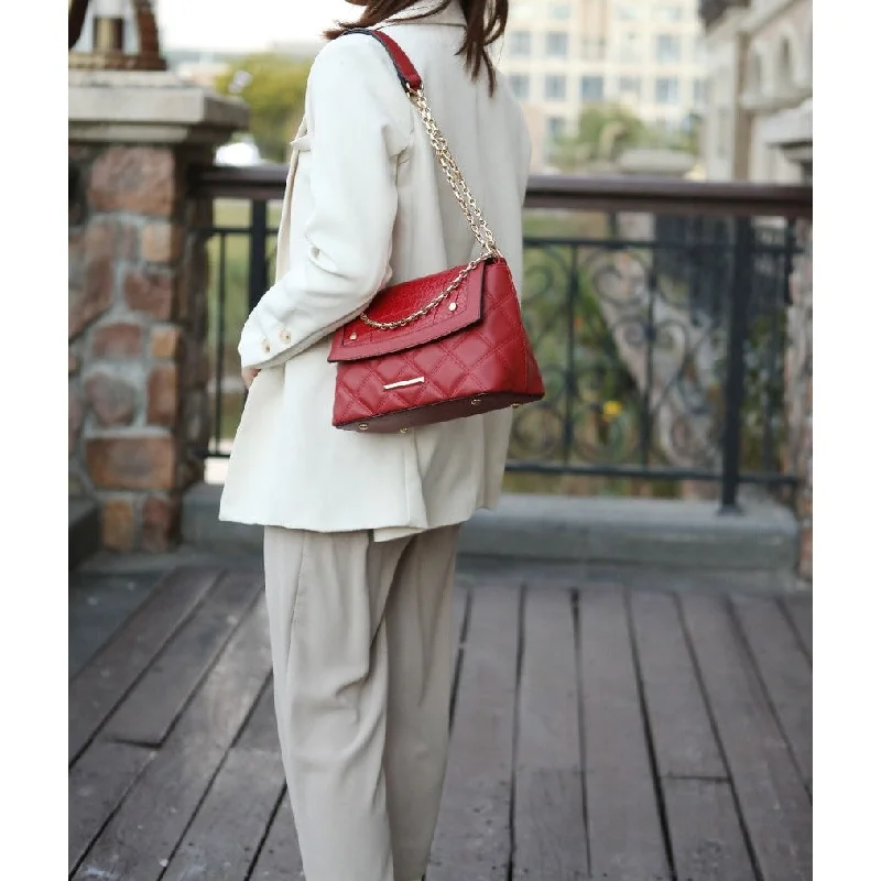 Mkfcollection Danna Shoulder Bag Vegan Leather Designer Handbag