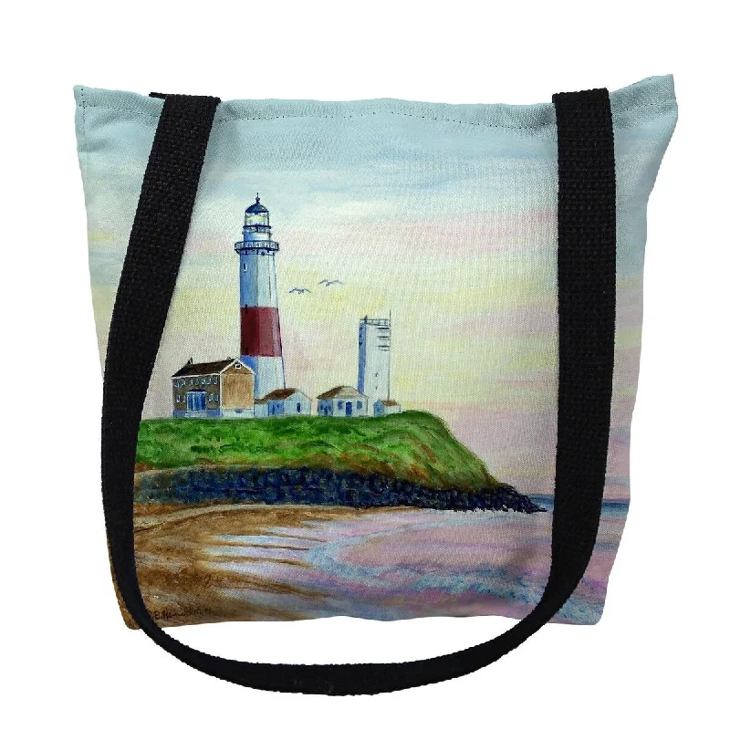 Montauk Lighthouse, NY Small Tote Bag 13x13