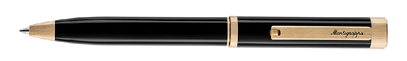 Montegrappa | Quattro Collection Black & Gold Ballpoint