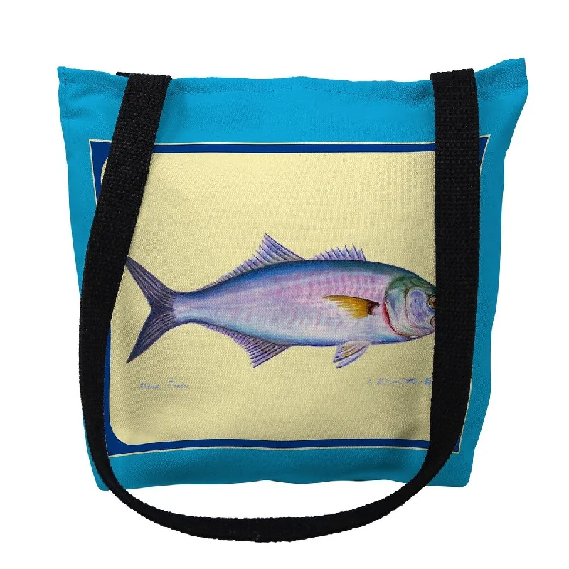 Multi Fish I Border Small Tote Bag 13x13