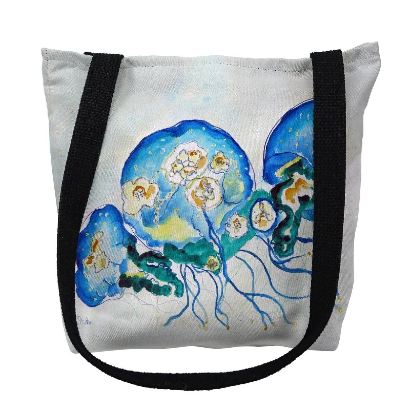 Multi Jellyfish Small Tote Bag 13x13