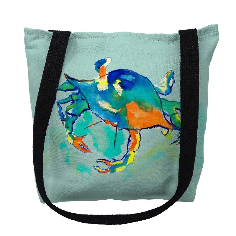 Orange Crab Small Tote Bag 13x13