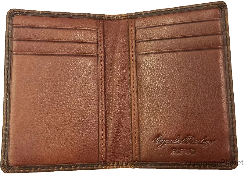 Osgoode Marley RFID 8 Pocket Bifold Credit Card Mens Leatehr Wallet - Distressed 1308