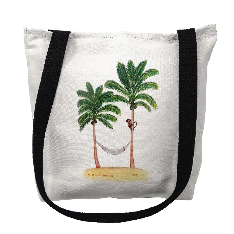 Palm Trees & Monkey Small Tote Bag 13x13