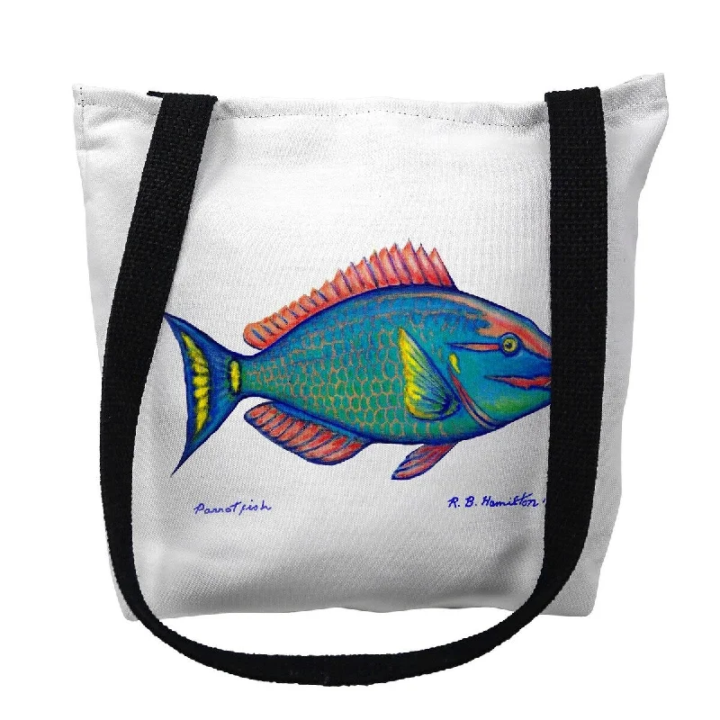 Parrot Fish Small Tote Bag 13x13