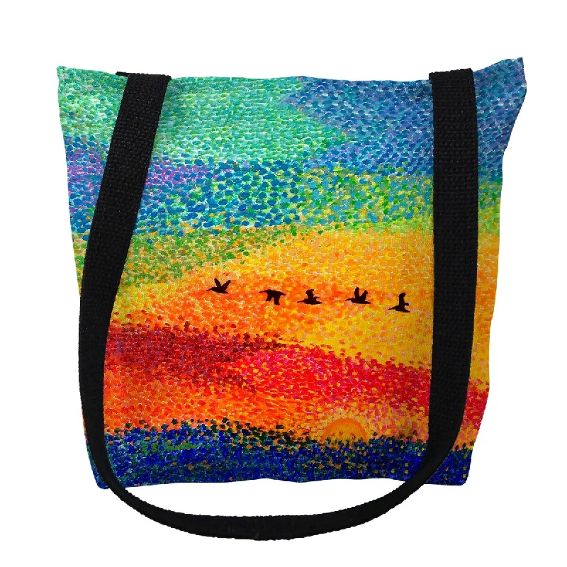 Pelican Sunset Small Tote Bag 13x13