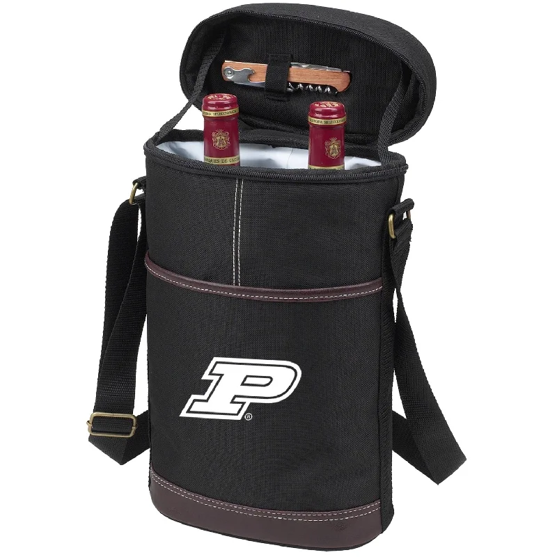 Purdue Boilermakers Two Bottle Wine Tote